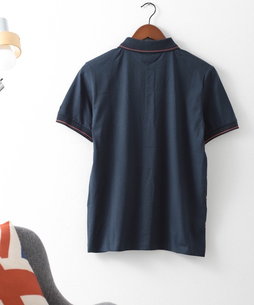 merc london（メルクロンドン）の「レトロペイズリーポロシャツ（ポロシャツ・メンズ・ネイビー/ブルー・SMALL/MEDIUM/LARGE/X-SMALL）」の5枚目の写真