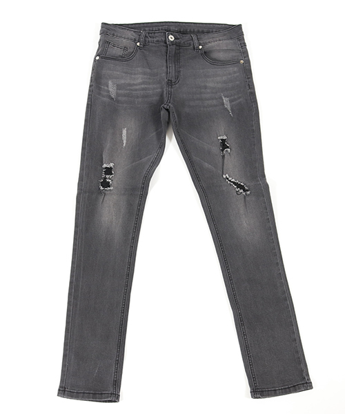 CAMBIO(カンビオ)の「mp7006-Grange Stretch Skinny Denim Pants スキニーデニムパンツ(デニムパンツ・メンズ・ライトグレー/ブラック/グレー・S/M/L)」の17枚目の写真