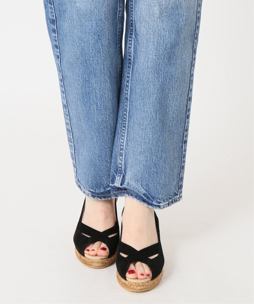 IENA（イエナ）の「GAIMO オープントゥウエッジサンダル◆（サンダル・レディース・ブラック/グリーン・36/35/37/38）」の9枚目の写真