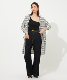 AZUL by moussy LADYS�i�A�Y�[���o�C�}�E�W�[���f�B�X�j�́uICE CLEAN LOOSE CARDIGAN/�A�C�X�N���[�����[�Y�t�B�b�g�J�[�f�B�K���i�J�[�f�B�K���j�v