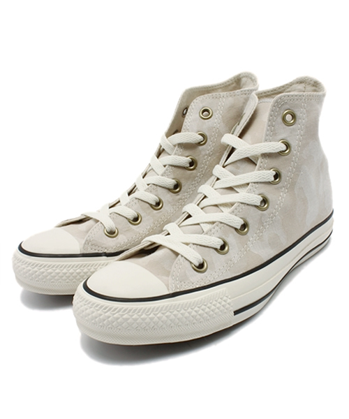 CONVERSE(コンバース)の「ALL STAR JACQUARDCAMO HI/オールスター ジャガードカモ HI(スニーカー・メンズ・カーキ/ベージュ/ネイビー・5.5/3.5/9.5/6/9/11.5/8.5/6.5/7.5/3/4/10.5/4.5/7/8/5)」の1枚目の写真