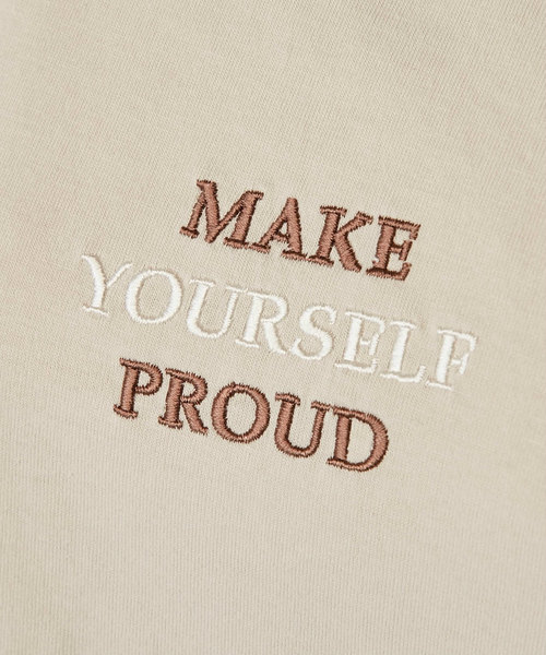 OLIVE des OLIVE(オリーブデオリーブ)の「3段ロゴ刺繍Tシャツ(Tシャツ/カットソー・レディース・ベージュ/オフホワイト/ピンク系その他/スミクロ・FREE)」の12枚目の写真