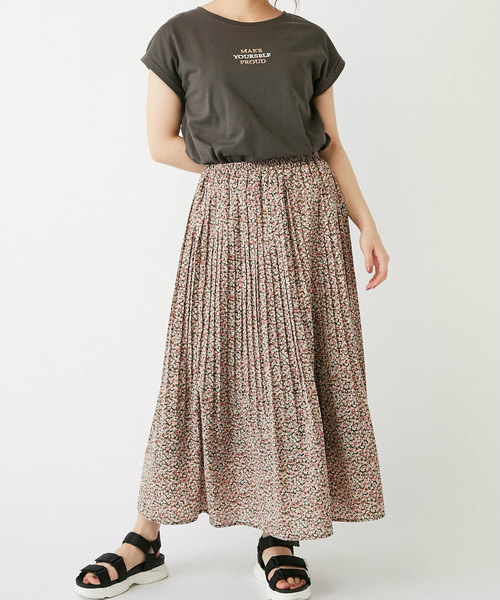 OLIVE des OLIVE(オリーブデオリーブ)の「3段ロゴ刺繍Tシャツ(Tシャツ/カットソー・レディース・ベージュ/オフホワイト/ピンク系その他/スミクロ・FREE)」の15枚目の写真