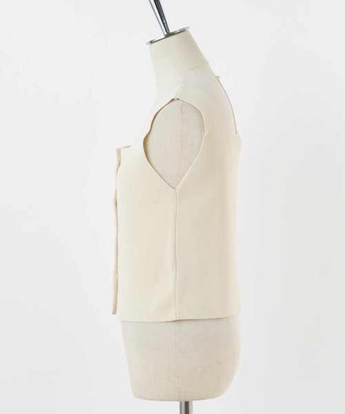 one after another NICE CLAUP（ワンアフターアナザーナイスクラップ）の「ボタンスクエアビスチェ（タンクトップ・レディース・ベージュ/ブラウン/ピンク/アイボリー・FREE）」の17枚目の写真