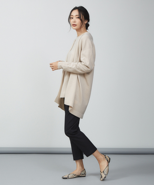 qualite（カリテ）の「クロップドストレッチスリムパンツ（その他パンツ・レディース・ライトグレー/ブラック/グリーン・40/38/36/34）」の14枚目の写真