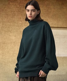 オーバーサイズ ミラノリブタートルニットセーター EMMA CLOTHES