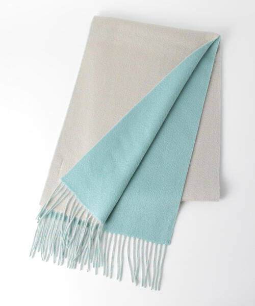 BEAUTY&YOUTH UNITED ARROWS(ビューティアンドユースユナイテッドアローズ)の「<Eds Cashmere>カシミヤリバーシブルマフラー(マフラー/ショール)」|ライム