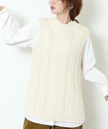 coen | チビケーブルベスト(ベスト)