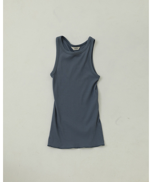 TODAYFUL(トゥデイフル)の「リブコットンタンクトップ(タンクトップ・レディース・オリーブ/ブルー/ラベンダー/ベージュ系その他/キナリ・FREE)」の12枚目の写真