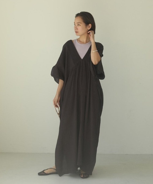 TODAYFUL(トゥデイフル)の「リブコットンタンクトップ(タンクトップ・レディース・オリーブ/ブルー/ラベンダー/ベージュ系その他/キナリ・FREE)」の19枚目の写真