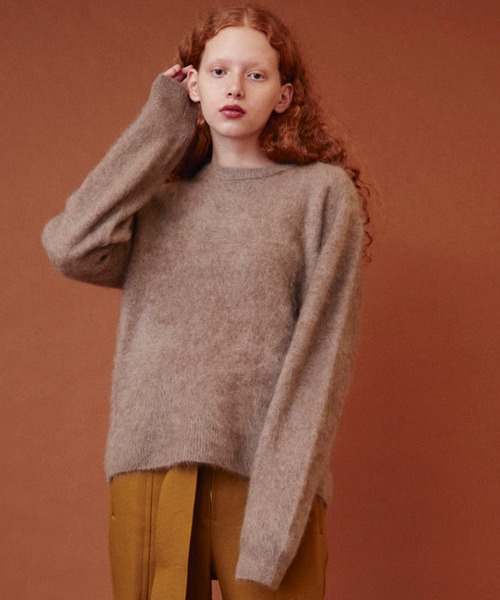 MAISON SPECIAL(メゾンスペシャル)の「◎GISELe&VERY 2月号掲載:ファーカシミヤクルーニットセーター【MAISON SPECIAL/メゾンスペシャル】(ニット/セーター・レディース・ベージュ/ピンク/イエロー/キナリ・FREE)」の3枚目の写真