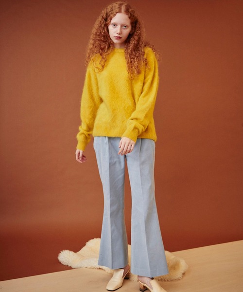 MAISON SPECIAL(メゾンスペシャル)の「◎GISELe&VERY 2月号掲載:ファーカシミヤクルーニットセーター【MAISON SPECIAL/メゾンスペシャル】(ニット/セーター・レディース・ベージュ/ピンク/イエロー/キナリ・FREE)」の7枚目の写真