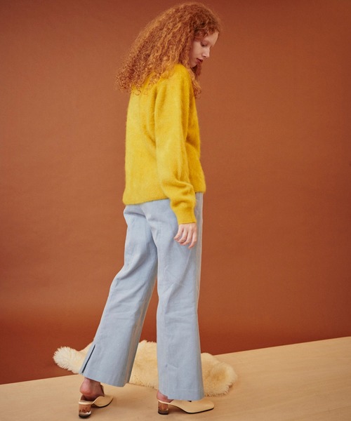 MAISON SPECIAL(メゾンスペシャル)の「◎GISELe&VERY 2月号掲載:ファーカシミヤクルーニットセーター【MAISON SPECIAL/メゾンスペシャル】(ニット/セーター・レディース・ベージュ/ピンク/イエロー/キナリ・FREE)」の5枚目の写真