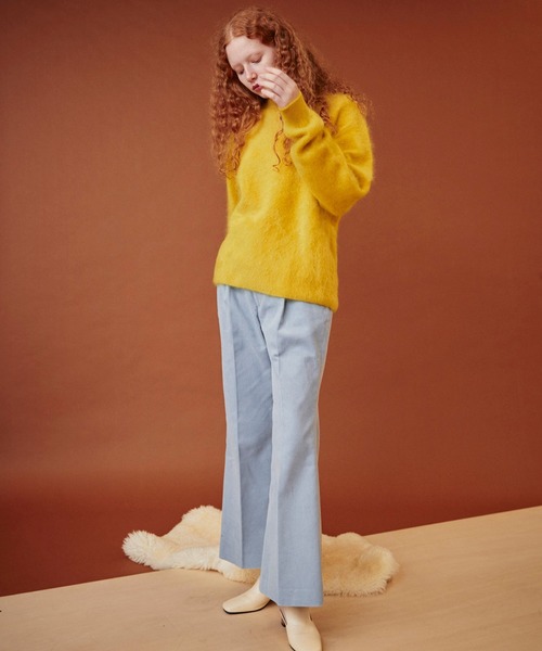 MAISON SPECIAL(メゾンスペシャル)の「◎GISELe&VERY 2月号掲載:ファーカシミヤクルーニットセーター【MAISON SPECIAL/メゾンスペシャル】(ニット/セーター・レディース・ベージュ/ピンク/イエロー/キナリ・FREE)」の6枚目の写真