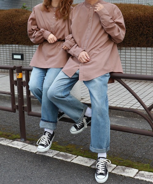 PairPair（ペアペア）の「袖ボリュームバンドカラーシャツ（シャツ/ブラウス・レディース・ライトグリーン/モカ/ライトベージュ・FREE）」の17枚目の写真