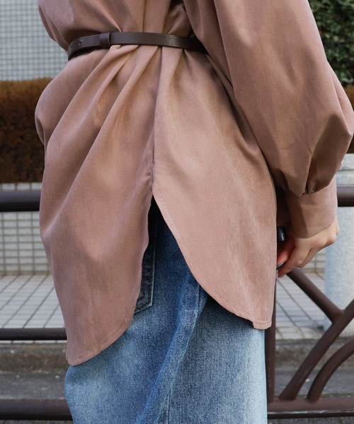 PairPair（ペアペア）の「袖ボリュームバンドカラーシャツ（シャツ/ブラウス・レディース・ライトグリーン/モカ/ライトベージュ・FREE）」の13枚目の写真