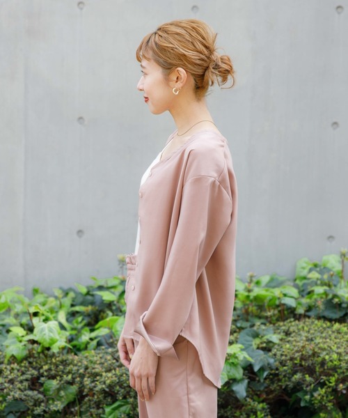 flower(フラワー)の「グロッシャーシャツ2(シャツ/ブラウス・レディース・ピンク/ブルー・FREE)」の16枚目の写真
