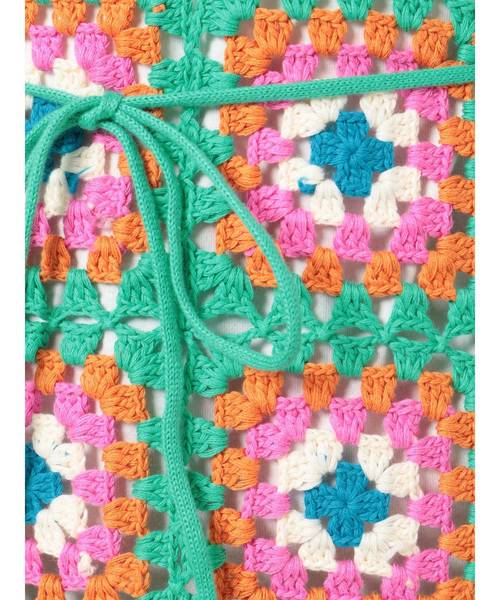 jouetie(ジュエティ)の「クロシェベスト(ニット/セーター・レディース・ブラック/ベージュ/グリーン・MEDIUM)」の18枚目の写真