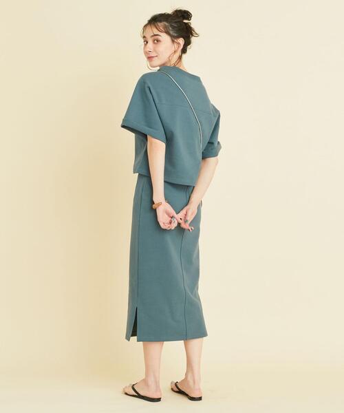 BEAUTY&YOUTH UNITED ARROWS(ビューティーアンドユースユナイテッドアローズ)の「BY ヘビーコットンスウェットタイトスカート◆(スカート・レディース・コバルトブルー/モカ/ナチュラル・FREE)」の20枚目の写真