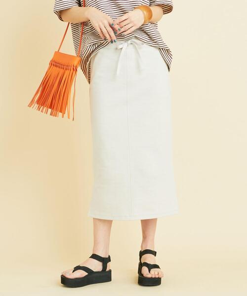 BEAUTY&YOUTH UNITED ARROWS(ビューティーアンドユースユナイテッドアローズ)の「BY ヘビーコットンスウェットタイトスカート◆(スカート・レディース・コバルトブルー/モカ/ナチュラル・FREE)」の21枚目の写真