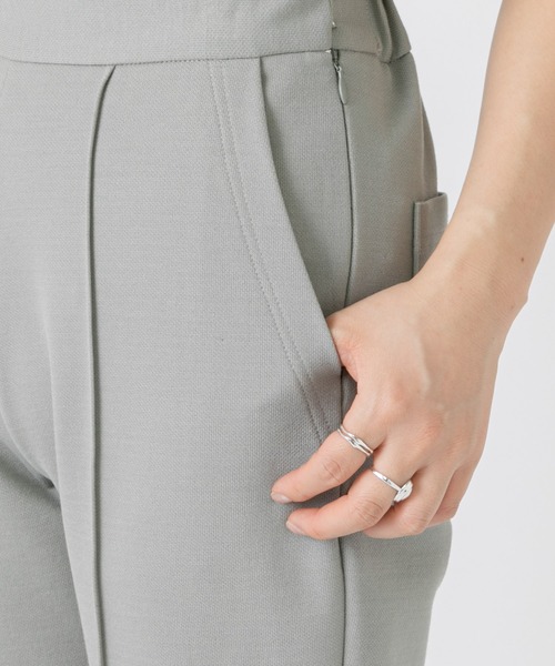 mystic（ミスティック）の「NEW　モクロディーフレアパンツ/センタープレス/スラックス/フォーマル（その他パンツ・レディース・ブラック/グリーン/アイボリー/モカ・1/2）」の13枚目の写真