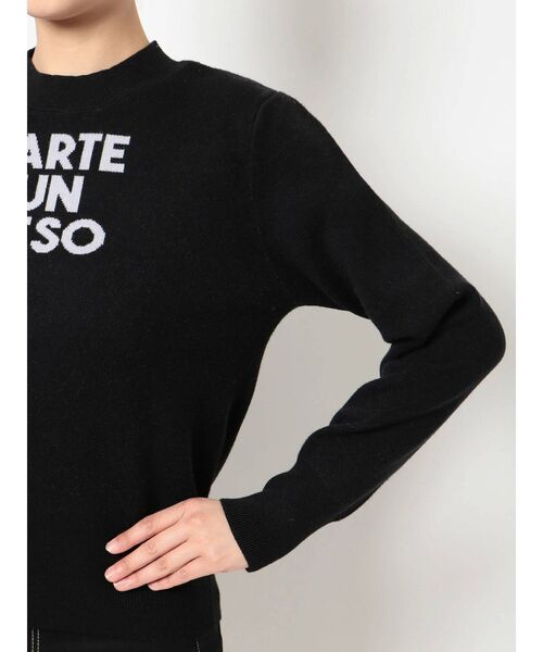 GYDA（ジェイダ）の「DARTE UN BESOジャガードニット TOPS（ニット/セーター・レディース・ブラック/ベージュ/ブラウン・FREE）」の17枚目の写真