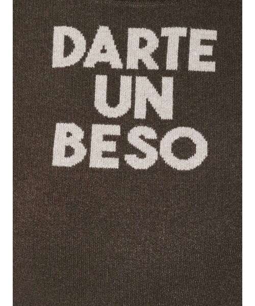 GYDA（ジェイダ）の「DARTE UN BESOジャガードニット TOPS（ニット/セーター・レディース・ブラック/ベージュ/ブラウン・FREE）」の19枚目の写真