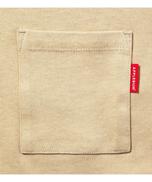 APPLEBUM（アップルバム）の「Super Heavy Weight Pocket T-shirt（Tシャツ/カットソー・メンズ・ホワイト/ブラック/サンドベージュ・MEDIUM/LARGE/X-LARGE）」の11枚目の写真