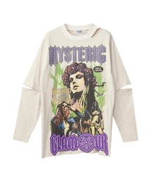 HYSTERIC GLAMOUR | HYS ROSESスタッズ付き Tシャツ(Tシャツ/カットソー)