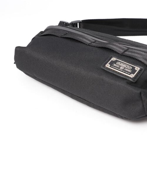美品✨アッソブ CORDURA DOBBY 305D WAIST BAG CORDURA DOBBY 305D WAIST BAG sizeL/BLACKコーデュラドビー305D