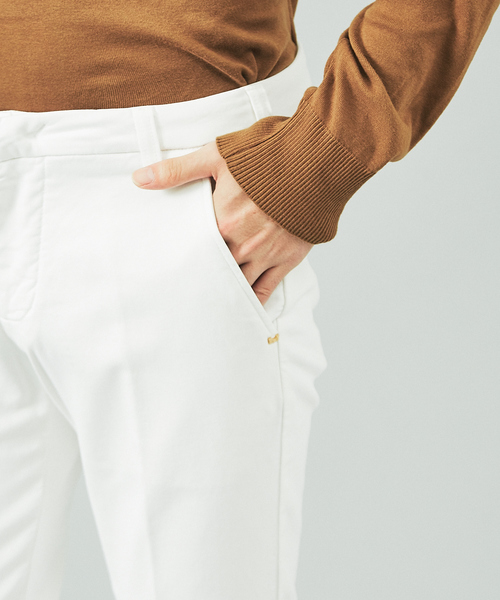 ENTRE AMIS（アントレ アミ）の「【entre amis】コットンパンツ（スラックス・メンズ・ブラック/エンジ/ブラウン/イエロー/ホワイト・32/31/33/30）」の10枚目の写真