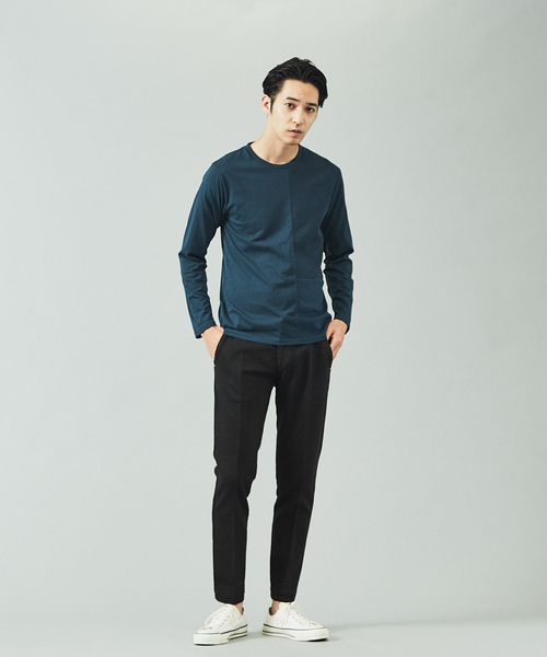 ENTRE AMIS（アントレ アミ）の「【entre amis】コットンパンツ（スラックス・メンズ・ブラック/エンジ/ブラウン/イエロー/ホワイト・32/31/33/30）」の16枚目の写真