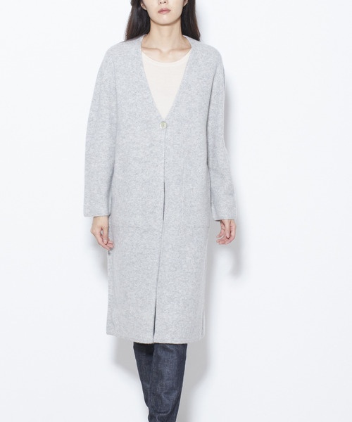 セール カシミヤ混天竺ホールガーメントロングカーディガン カーディガン ボレロ Lourmarin ルールマラン のファッション通販 Zozotown