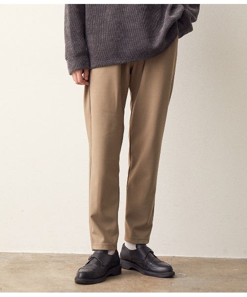 JUNRED(ジュンレッド)の「裏フリースボンディングリラックスパンツ(その他パンツ・メンズ・ブラック/ベージュ/ネイビー/グレー・M/L/LL)」の3枚目の写真