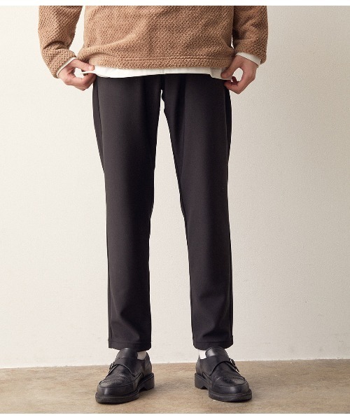JUNRED(ジュンレッド)の「裏フリースボンディングリラックスパンツ(その他パンツ・メンズ・ブラック/ベージュ/ネイビー/グレー・M/L/LL)」の2枚目の写真
