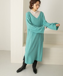 Kbf ケービーエフのワンピース ドレス ブルー ネイビー 青色系 長袖 通販 Zozotown