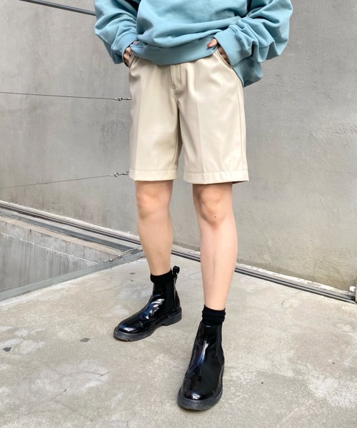 WHO'S WHO gallery（フーズフーギャラリー）の「ボーイショートパンツ（その他パンツ・レディース・ブラック/アイボリー/オフホワイト/ブラック系その他・FREE）」の2枚目の写真