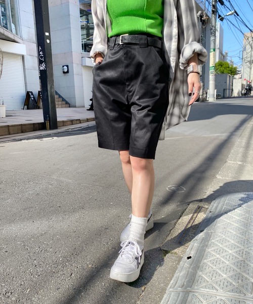 WHO'S WHO gallery（フーズフーギャラリー）の「ボーイショートパンツ（その他パンツ・レディース・ブラック/アイボリー/オフホワイト/ブラック系その他・FREE）」の3枚目の写真