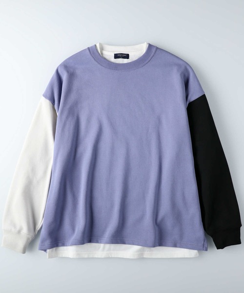 BACK NUMBER（バックナンバー）の「【BACK NUMBER】ビックシルエットスウェットレイヤード（その他トップス・メンズ・ベージュ/ライトベージュ/ブラック×ホワイト/ブラック/ライトグレー/オレンジ・L/M/XL）」の17枚目の写真