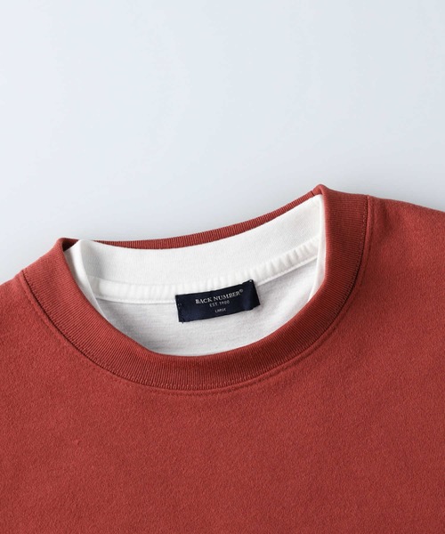 BACK NUMBER（バックナンバー）の「【BACK NUMBER】ビックシルエットスウェットレイヤード（その他トップス・メンズ・ベージュ/ライトベージュ/ブラック×ホワイト/ブラック/ライトグレー/オレンジ・L/M/XL）」の12枚目の写真