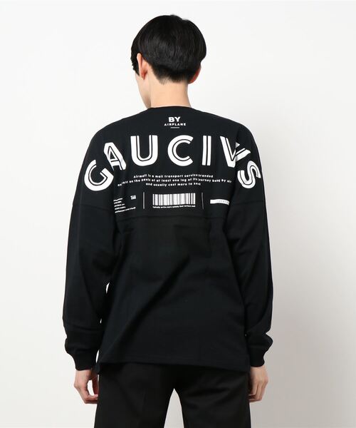 B.I.D.(ビーアイディー)の「バックプリントドルマンスリーブTシャツ(Tシャツ/カットソー・メンズ・ホワイト/ブラック/グレイッシュブルー・LARGE/MEDIUM)」の6枚目の写真