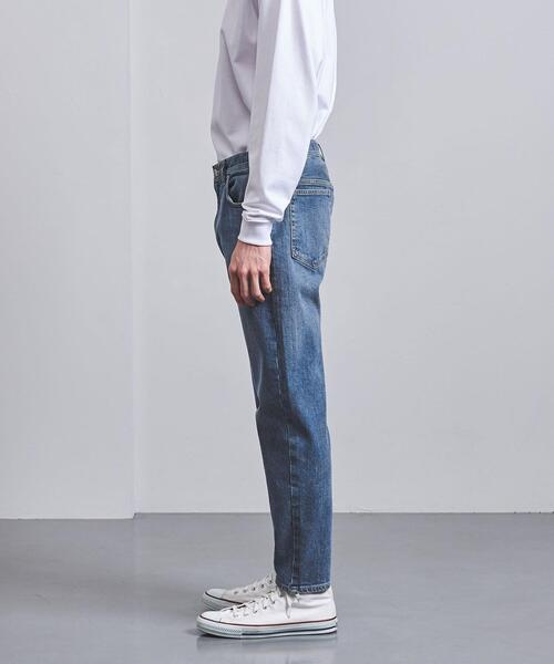 UNITED ARROWS(ユナイテッドアローズ)の「<UNITED ARROWS> オーガニックデニム インディゴ スリムテーパード "narrow"(デニムパンツ・メンズ・ライトブルー・X-LARGE/LARGE/MEDIUM/SMALL)」の4枚目の写真