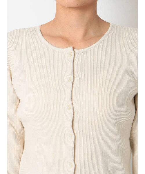 RESEXXY（リゼクシー）の「コンパクトリブニットカーディガン【セット着用可能】（カーディガン/ボレロ・レディース・ブラック/アイボリー/ミント・FREE）」の17枚目の写真