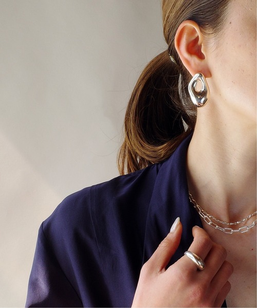 Lemme.(レム)の「【Lemme./レム】シルバー925 / Melty Earrings / ピアス(ピアス(両耳用)・レディース・シルバー・FREE)」の22枚目の写真