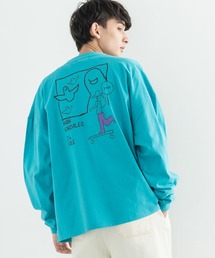 MARK GONZALES マークゴンザレス 別注コラボ グラフィックロゴプリント ビッグロンT