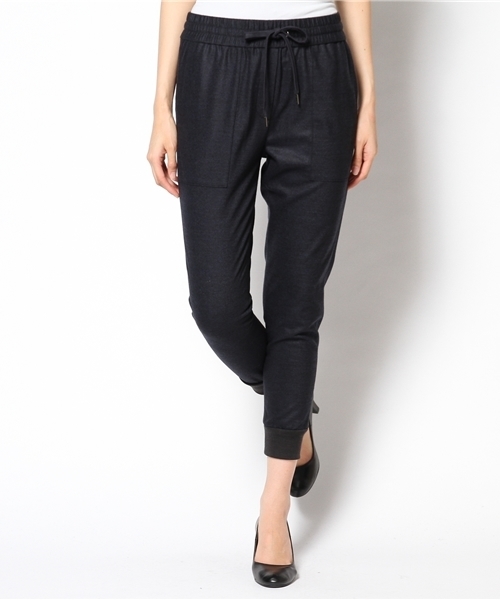 ESTNATION（エストネーション）の「ESTNATION 裾リブパンツ（その他パンツ・レディース・グレー/ブラック/ネイビー・36/38）」の3枚目の写真