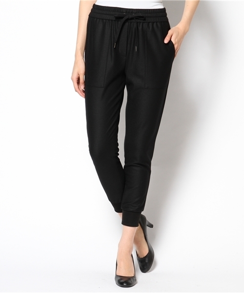 ESTNATION（エストネーション）の「ESTNATION 裾リブパンツ（その他パンツ・レディース・グレー/ブラック/ネイビー・36/38）」の4枚目の写真