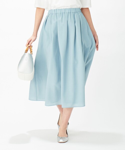 J.PRESS(ジェイプレス)の「【洗える】シックアンドシンボイル フレアスカート(スカート・レディース・ベージュ系/スモーキーグリーン系/ネイビー系・11/7/9)」の9枚目の写真