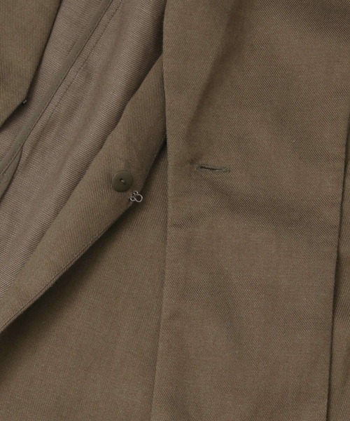 LAATO（ラート）の「GOWN JACKET（その他アウター・レディース・ブラウン/オフホワイト・FREE）」の6枚目の写真