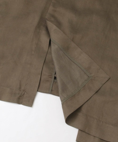 LAATO（ラート）の「GOWN JACKET（その他アウター・レディース・ブラウン/オフホワイト・FREE）」の10枚目の写真